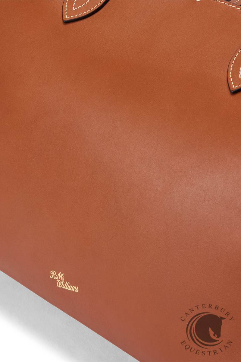 R.M. Williams Eden stitched tote with pouch