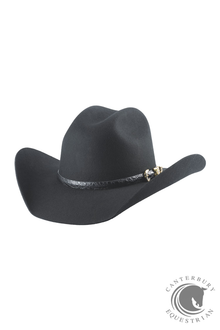  BullHide El Lokeron 6X Western Hat - BLACK