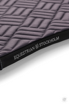 Equestrian Stockholm Dressage Saddle Pad Modern Dark Violet