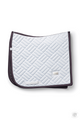 Equestrian Stockholm Dressage Saddle Pad Modern White Dark Violet