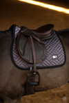 Equestrian Stockholm Jump Saddle Pad Modern Dark Violet