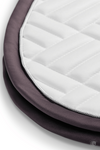 Equestrian Stockholm Jump Saddle Pad Modern White Dark Violet
