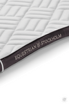 Equestrian Stockholm Jump Saddle Pad Modern White Dark Violet