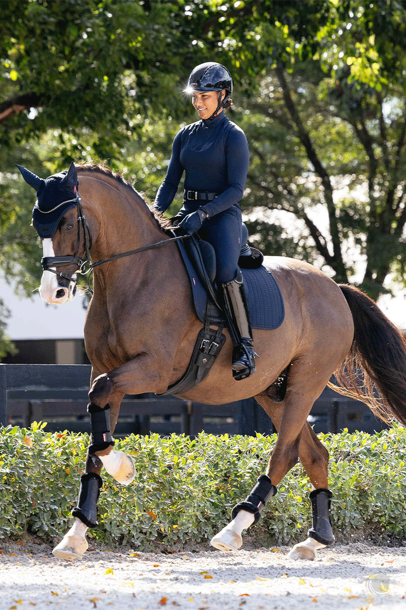 LeMieux Finesse Dressage Square Navy