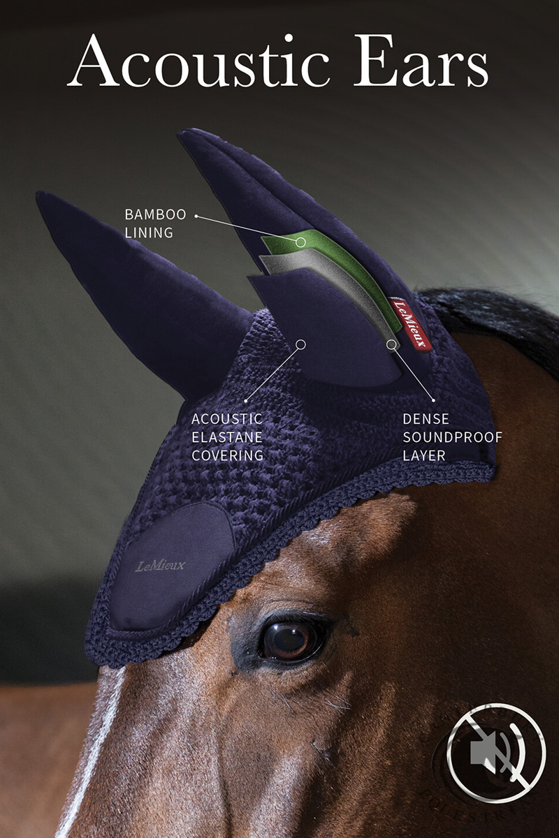 LeMieux Essence Acoustic Fly Hood Black