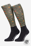 LeMieux Footsie Socks Hedgehogs Rosemary