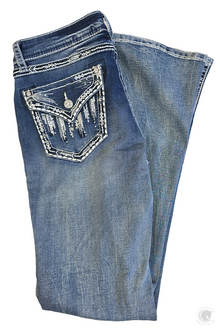  Grace In LA Falling Sequin Jeans