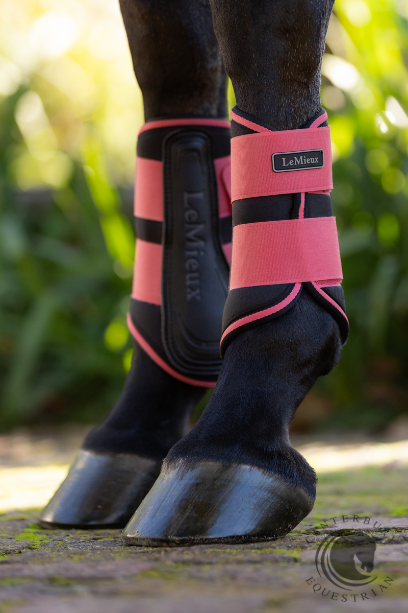 LeMieux Grafter Brushing Boots Cranberry