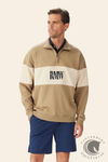 R.M. Williams Heritage 1/4 Zip Sweatshirt Mud