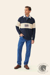 R.M. Williams Heritage Rugby Navy/Sand