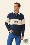 R.M. Williams Heritage Rugby Navy/Sand