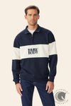 R.M. Williams Heritage 1/4 Zip Sweatshirt Navy