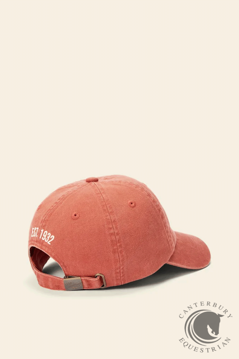 R.M. Williams Heritage Twill Cap Red Ochre