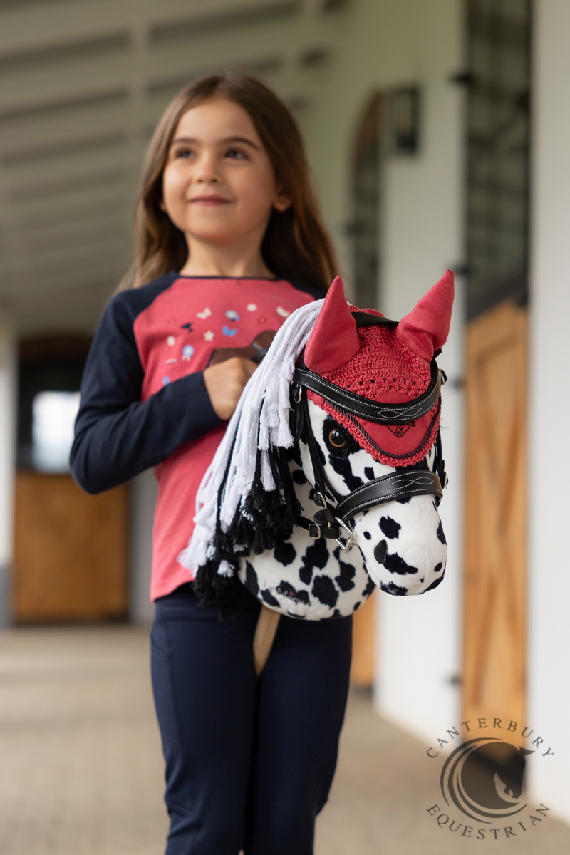 LeMieux Hobby Horse Fly Hood Cranberry