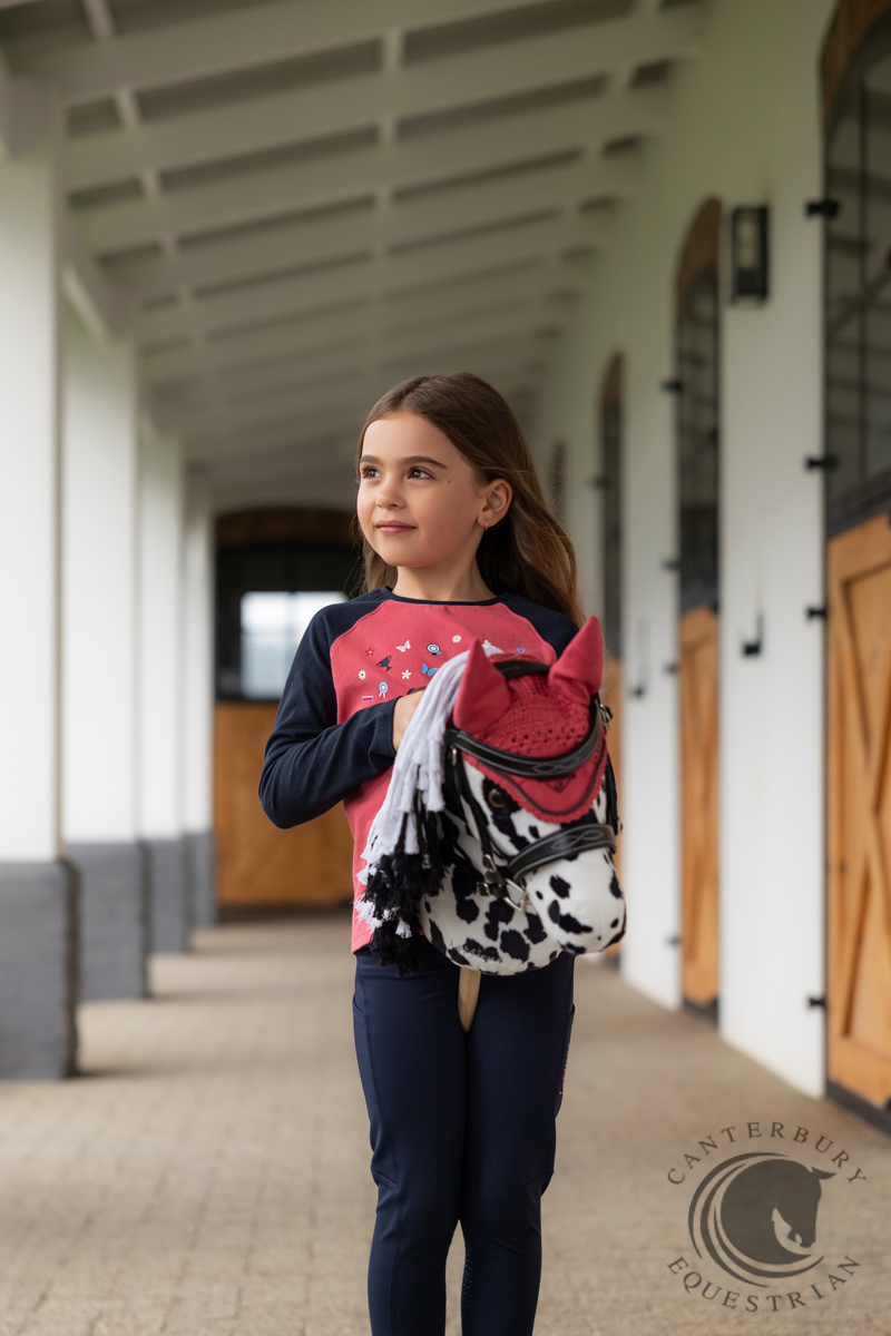 LeMieux Hobby Horse Fly Hood Cranberry