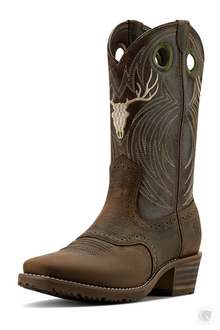  Ariat Hybrid Roughstock Antler Cowboy Boot