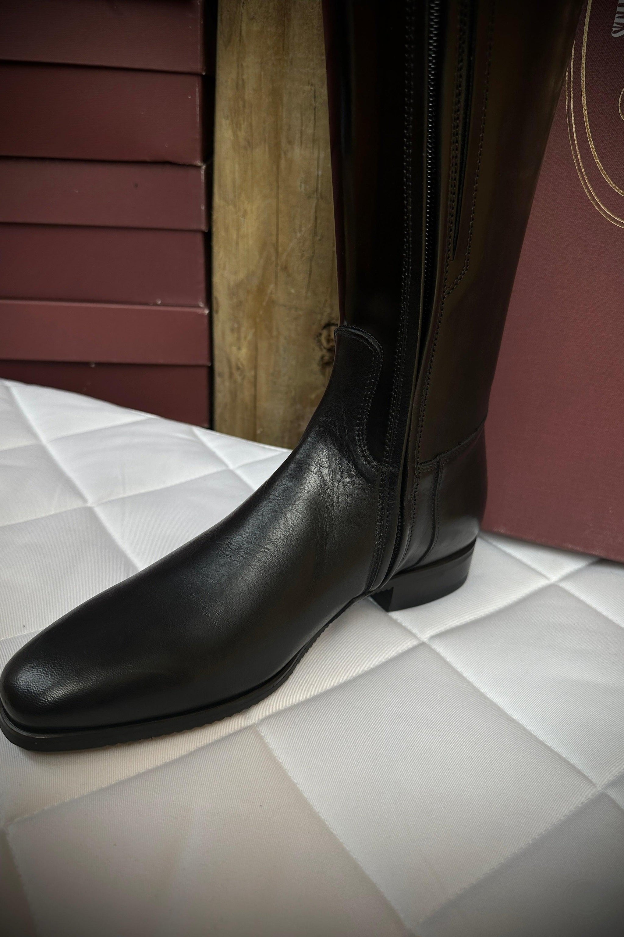 Secchiari Black Dressage Tall Riding Boots