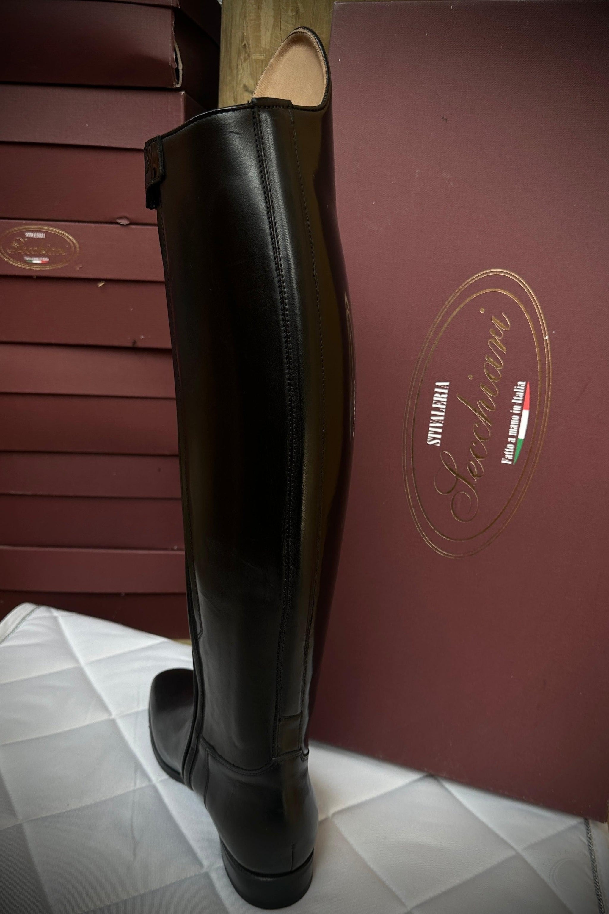 Secchiari Black Dressage Tall Riding Boots