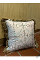 Luxury Feather Filled Cushion With Fringe
