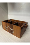 Equestrian Horse Bits Leather Handles Caddy