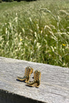 Bless Your Heart Cowboy Boot Studs - Sterling Silver 14K Gold Plated