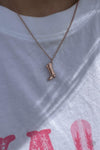 Cover Me Up Western Cowboy Boot Necklace - Sterling Silver 14K Rose Gold Plated