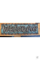 WELCOME SIGN TURQUOISE