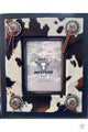 Pure Western Milk Cowhide Frame 5x7