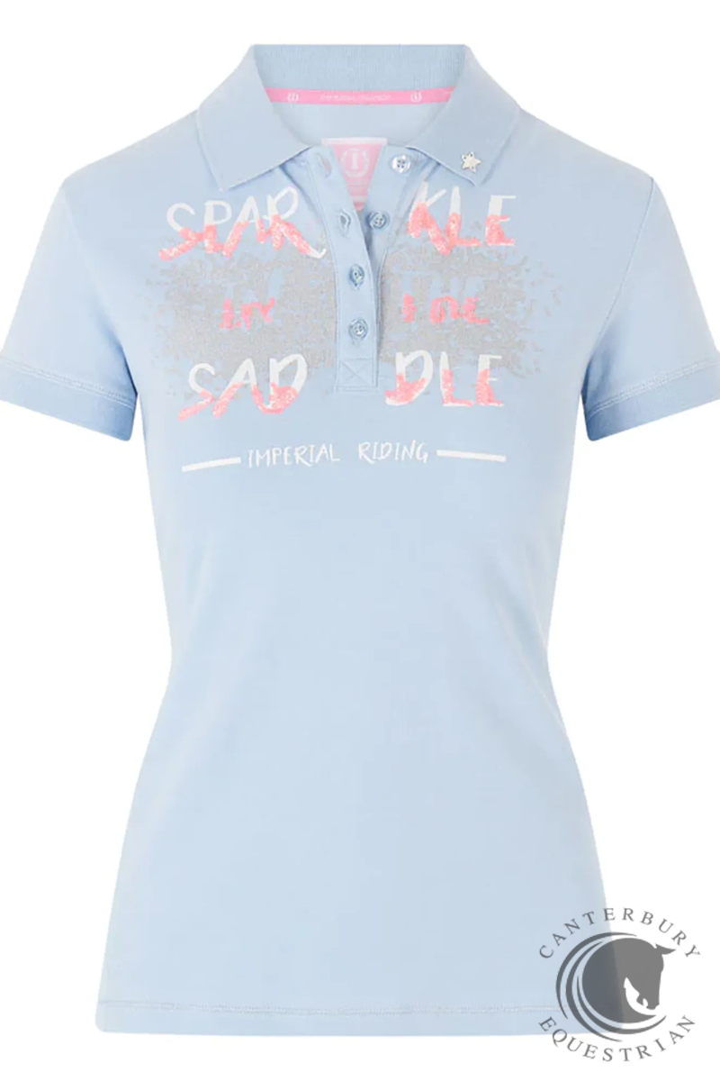 Imperial Riding Polo Shirt Enjoy Blue Breeze