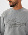 R.M.Williams Script Crew Neck Sweater Grey