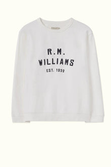  R.M. Williams Stencil crew - White