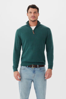  R.M.Williams Ernest Sweater - Forest Green
