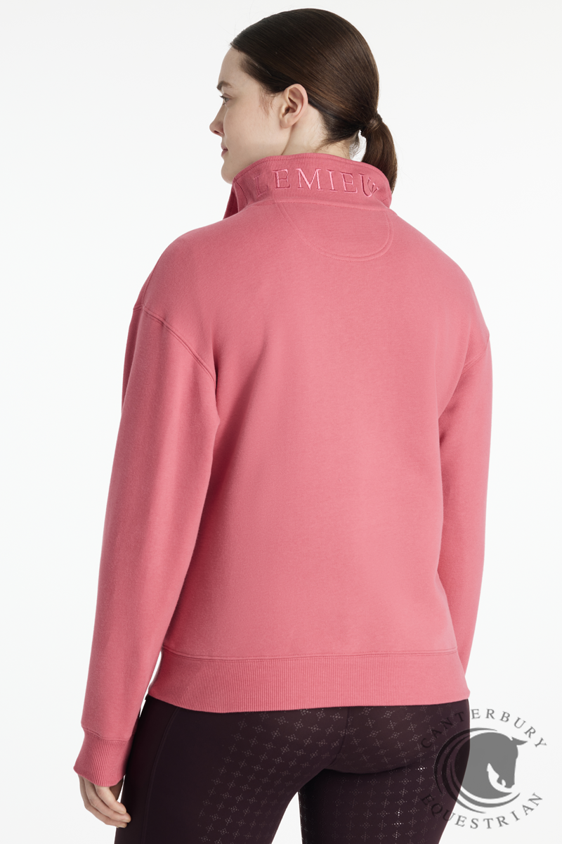 LeMieux Keira 1/4 Zip Sweat Cranberry