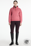 LeMieux Keira 1/4 Zip Sweat Cranberry