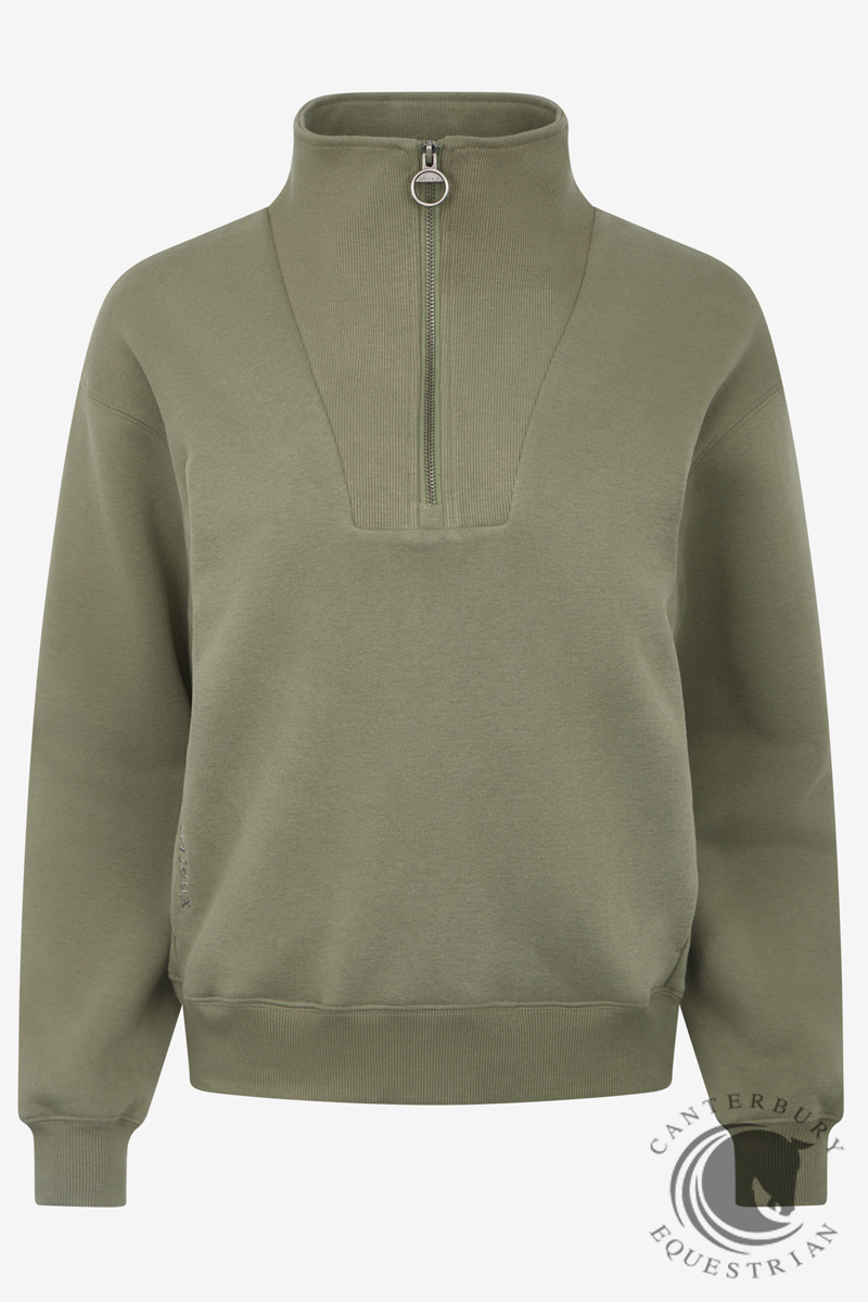 LeMieux Keira 1/4 Zip Sweat Rosemary