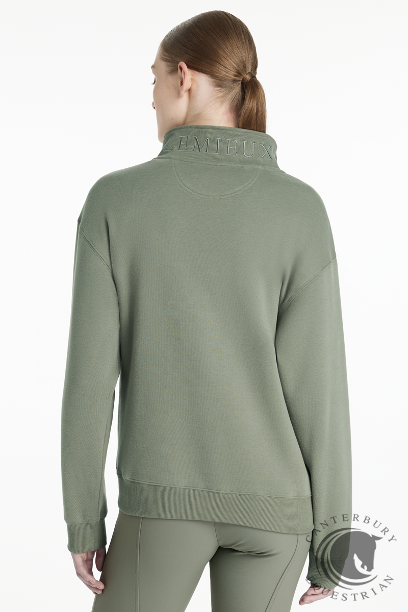 LeMieux Keira 1/4 Zip Sweat Rosemary