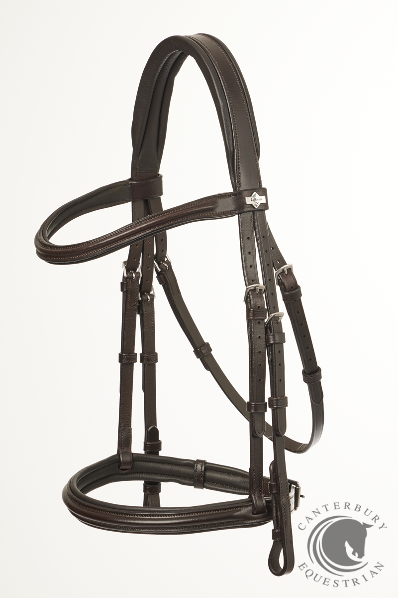LeMieux Arika Cavesson Bridle Brown/Silver