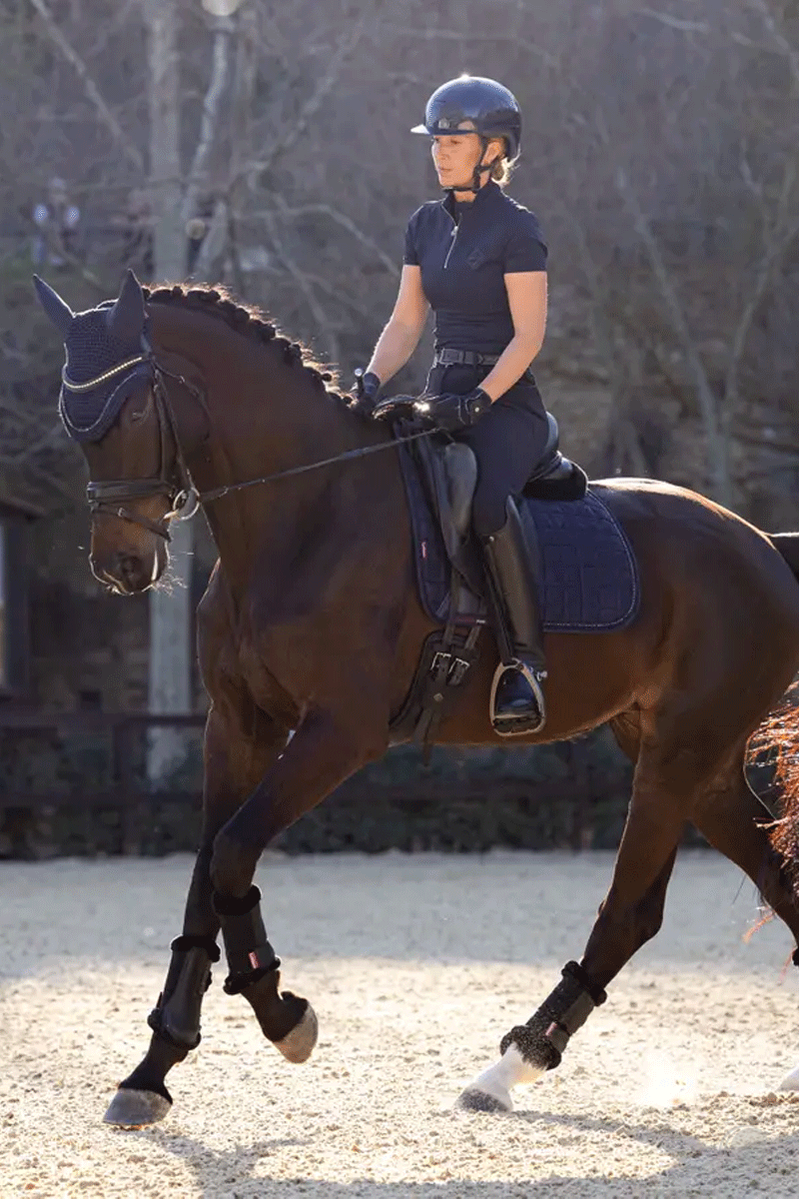 LeMieux Diamante Dressage Square Navy
