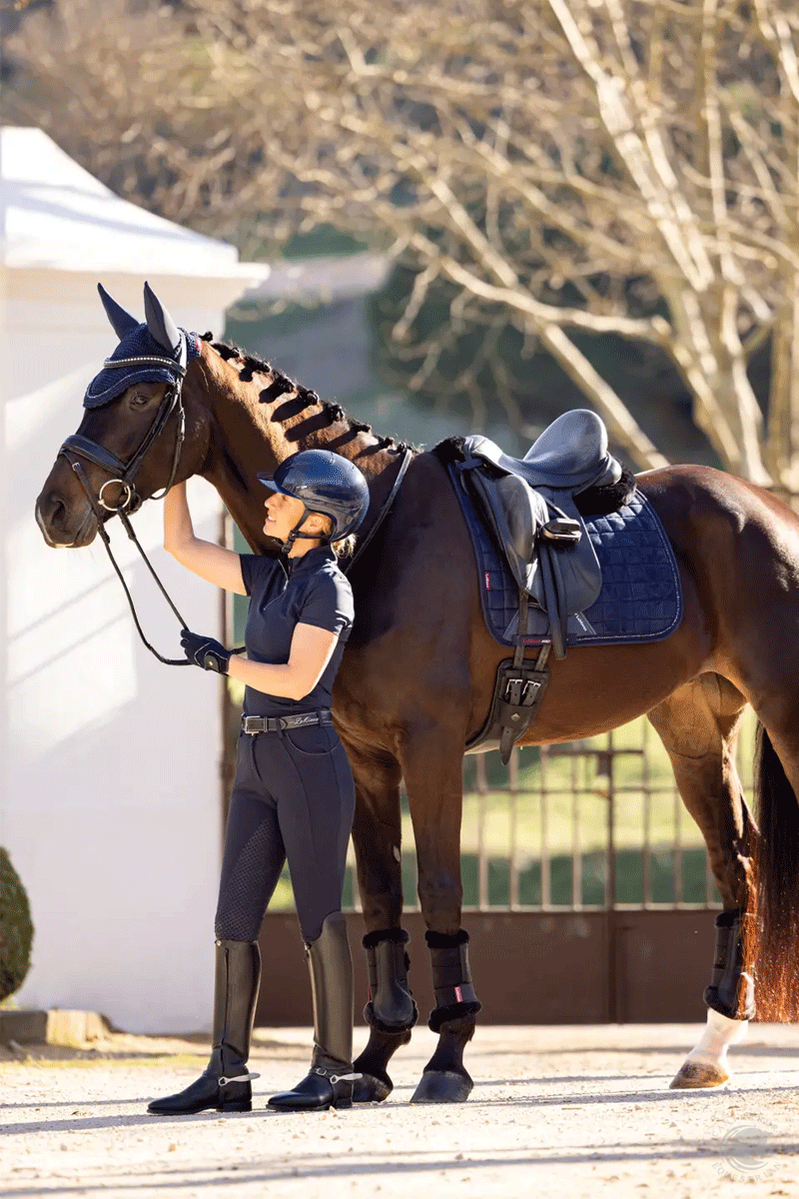 LeMieux Diamante Dressage Square Navy