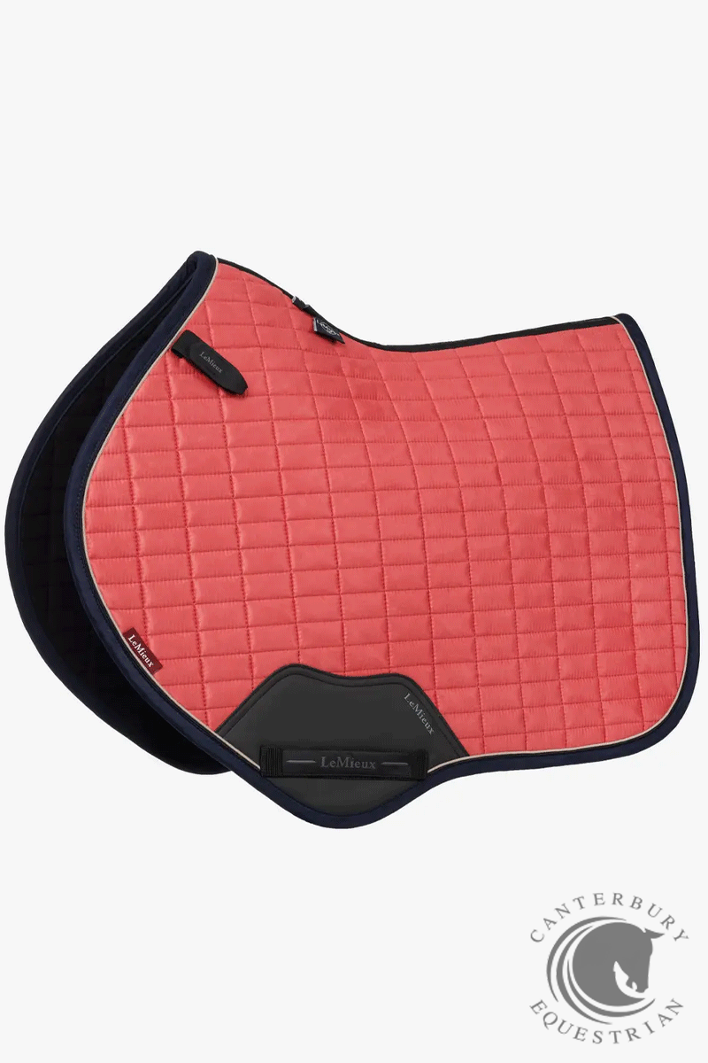 LeMieux Mini Suede Close Contact Square Cranberry