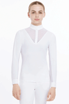 LeMieux Young Rider Eva Long Sleeve Show Shirt White