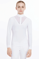 LeMieux Young Rider Eva Long Sleeve Show Shirt White