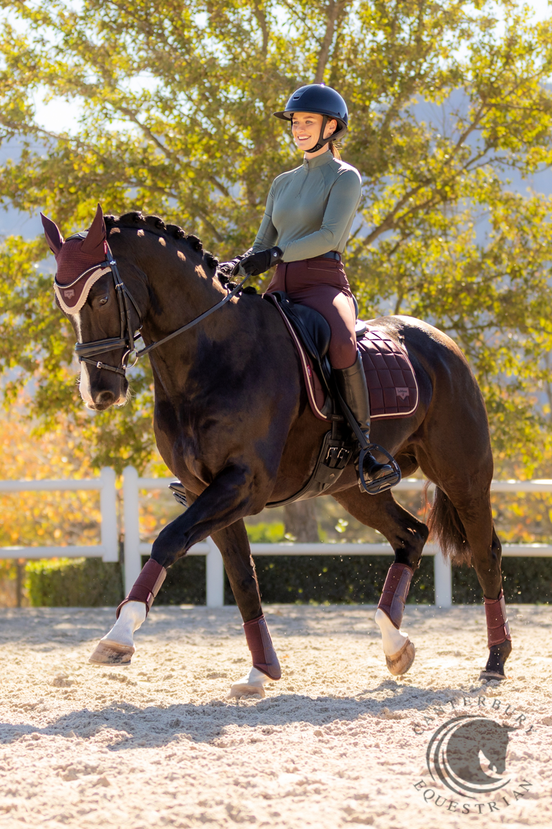 LeMieux Loire Classic Dressage Square Damson