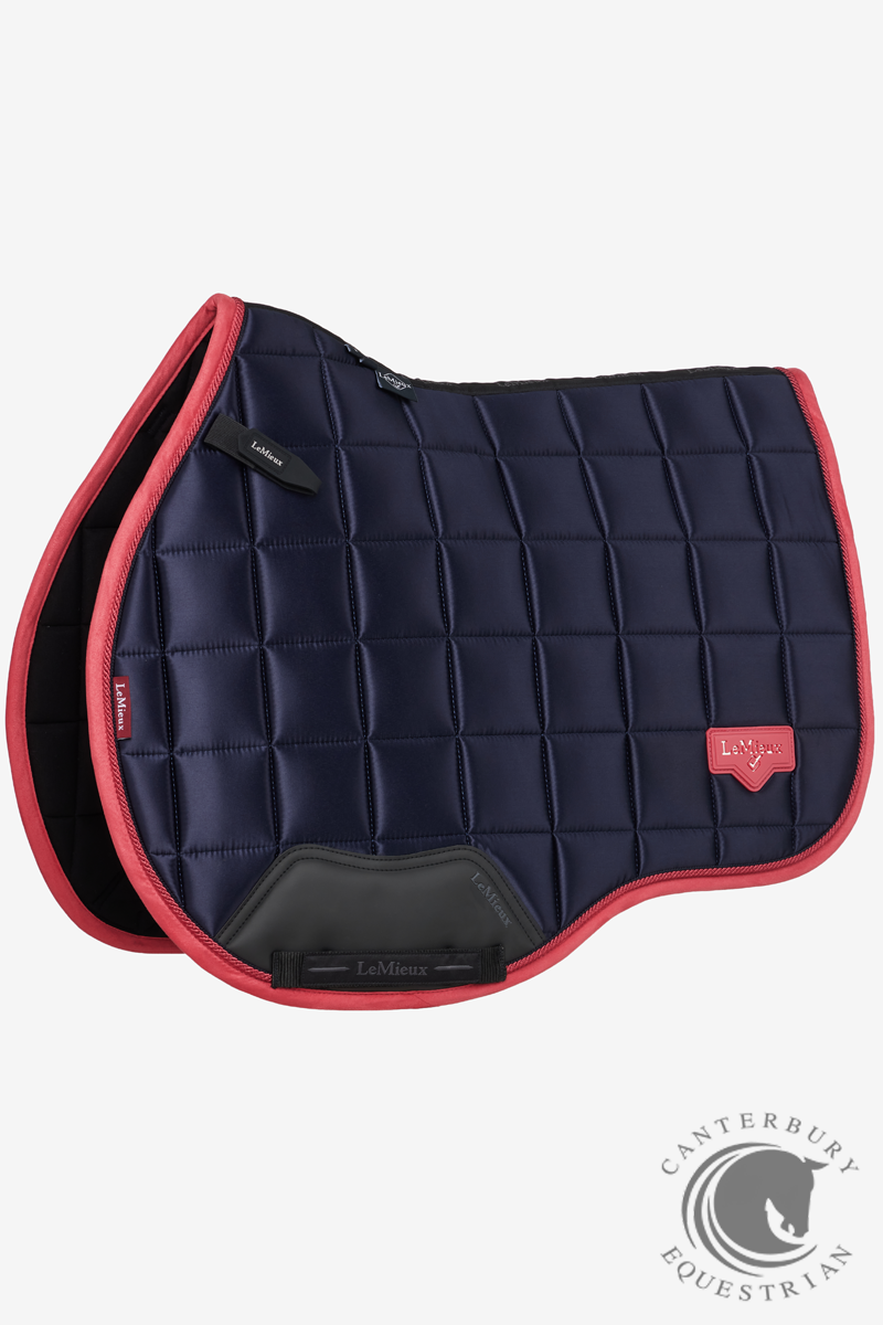LeMieux Loire Classic GP Square Navy/Cranberry