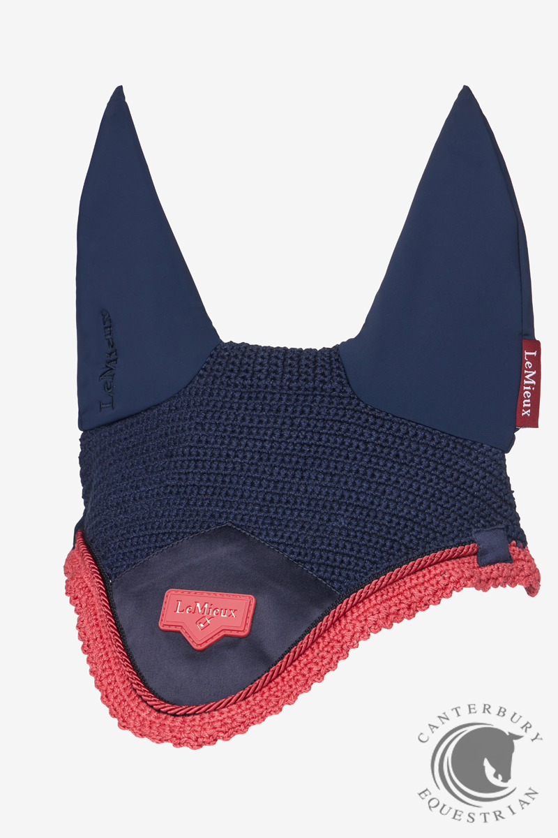 LeMieux Loire Fly Hood Navy/Cranberry