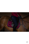 Equestrian Stockholm Jump Saddle Pad Sportive Dark Bordeaux