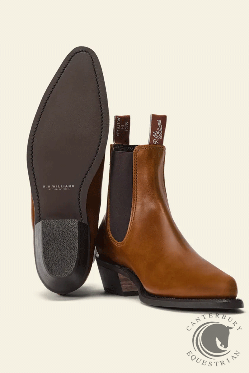 R.M. Williams Millicent boot Tan Pull-up Leather