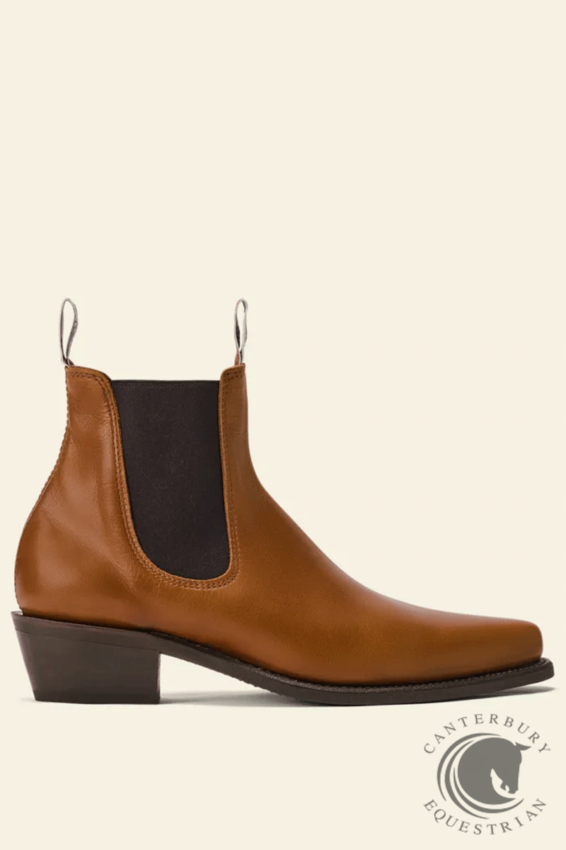 R.M. Williams Millicent boot Tan Pull-up Leather