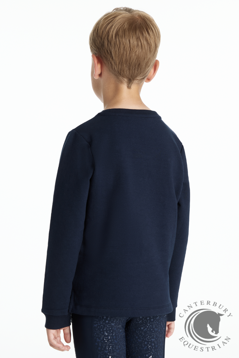 LeMieux Mini Poppy Long Sleeve Top Navy