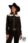 Ringers Western Musgraves Womens Western Shirt - Black / Off White